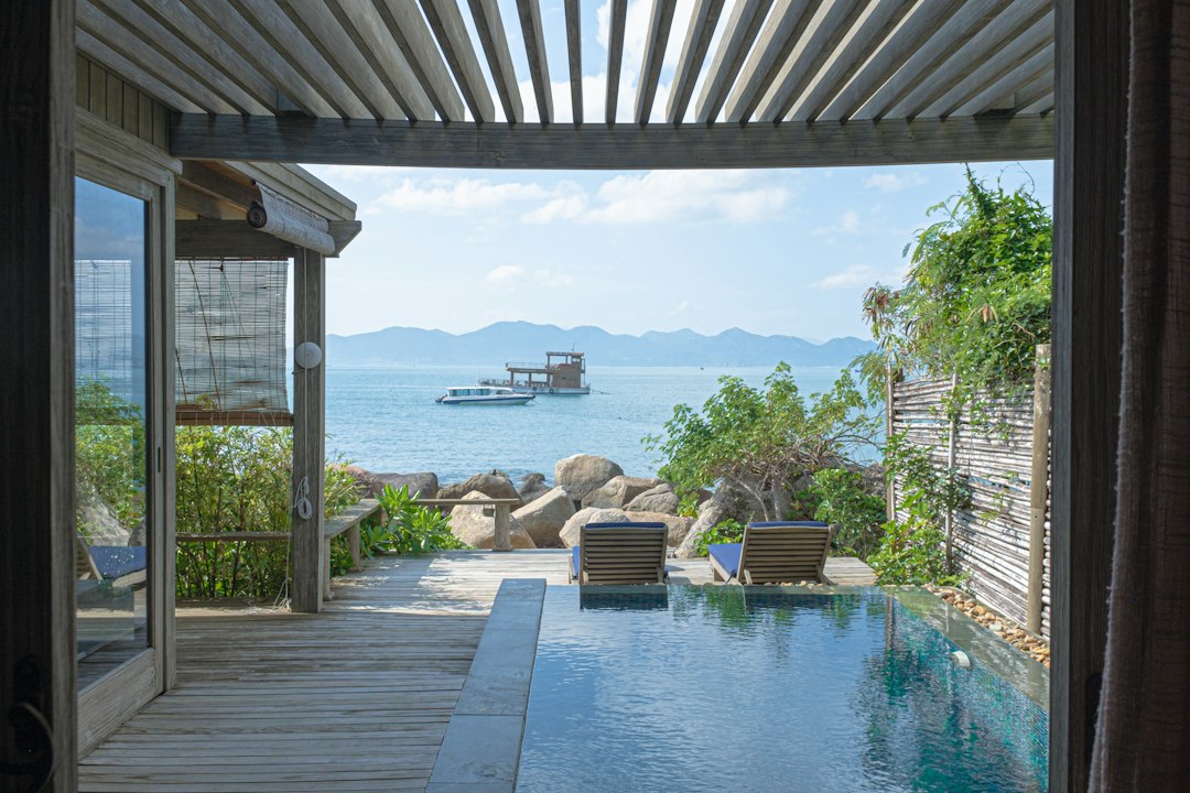 Luxury boutique resort private plunge pool in St. Lucia representing bespoke travel curation