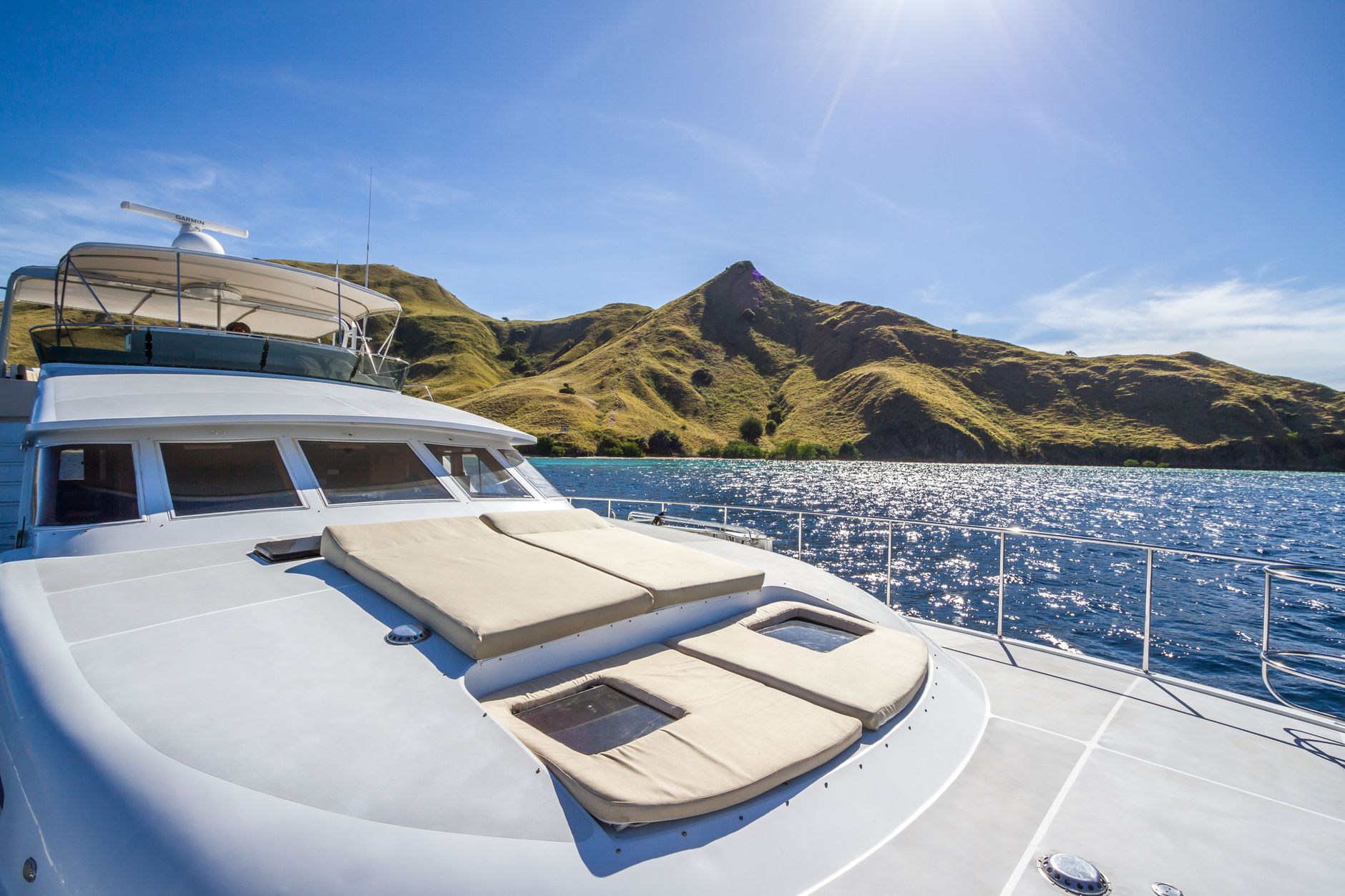 Executive enjoying a private yacht charter with five-star luxury concierge service